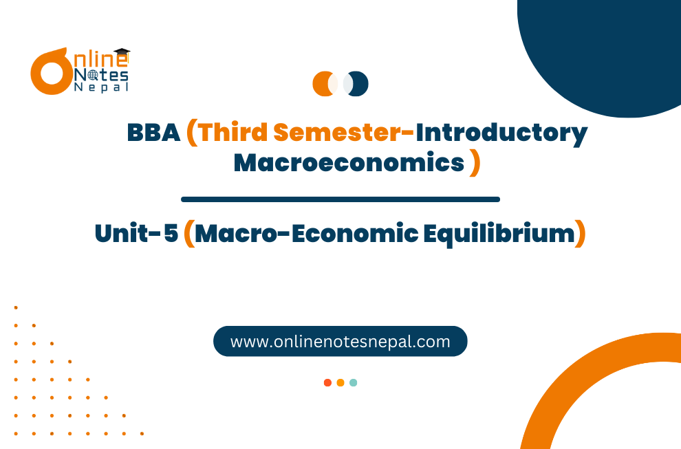 Macro-Economic Equilibrium